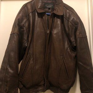 Croft & Barrow Genuine Leather Men's Jacket (L)